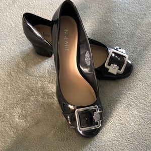 Cute Black Buckle Shoes.